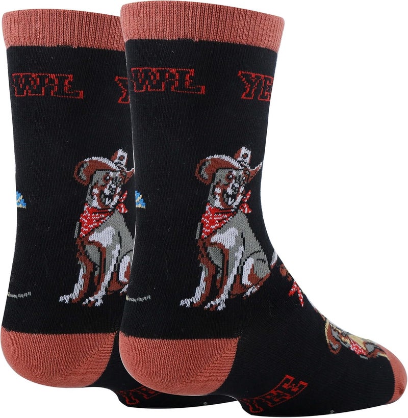 ooohyeah Kid's Novelty Cute Animals Crew Socks, Funny Crazy Silly Cool Casual Dress Socks for Boy and Girl, Size 1-5 - Image 3